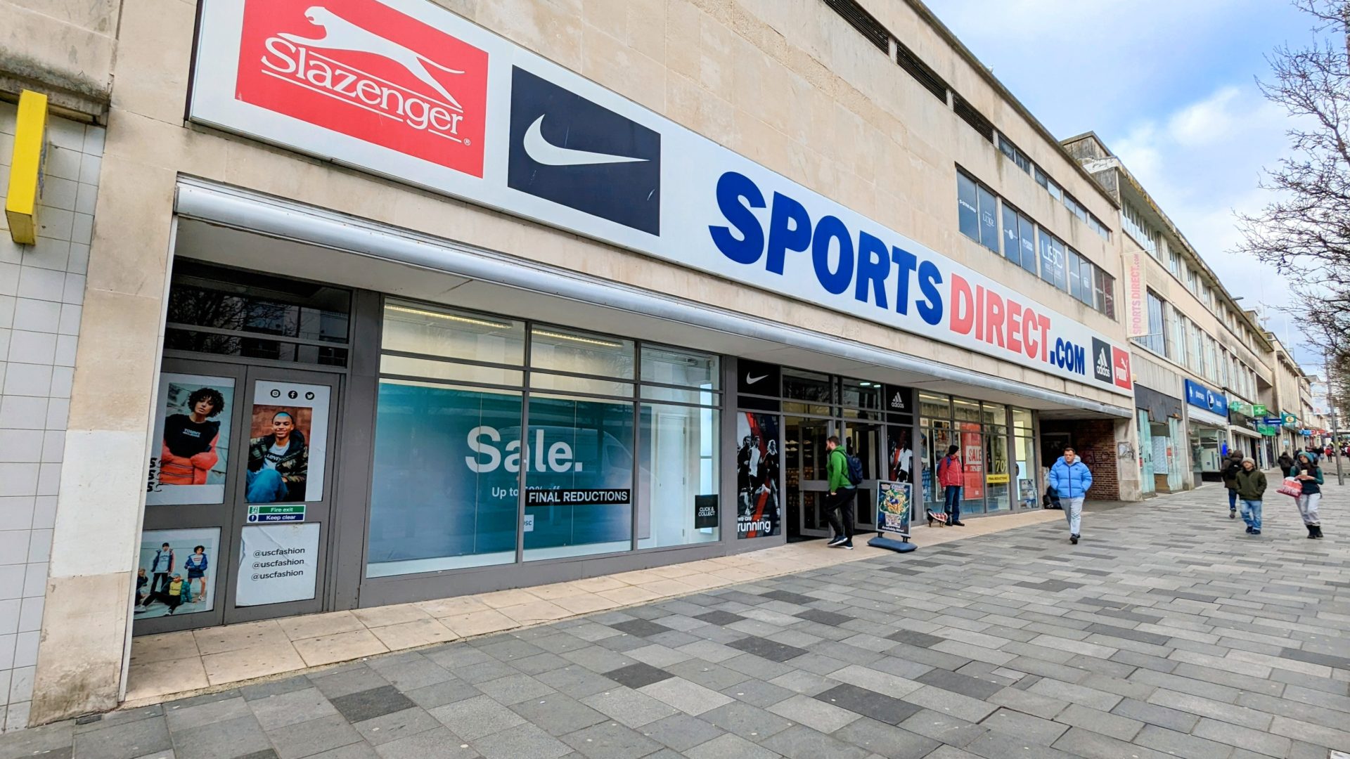 Sports Direct West End Plymouth