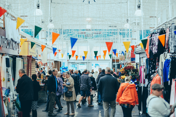 Inside Plymouth Market